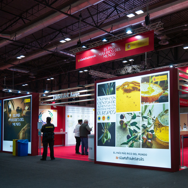 Tunel-AOVE-España-Alimento-Stand-Feria-Salon-Gourmets