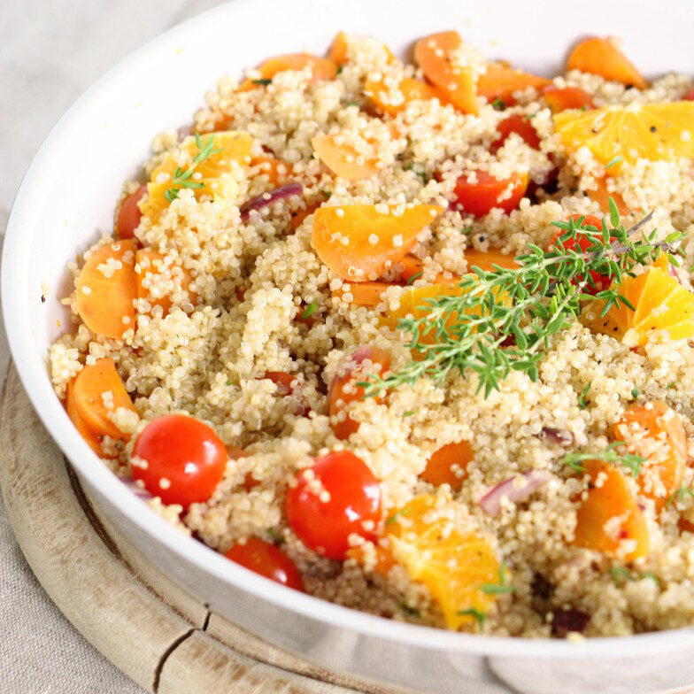 ENSALADA DE QUINOA, CENA SALUDABLE CON AOVE